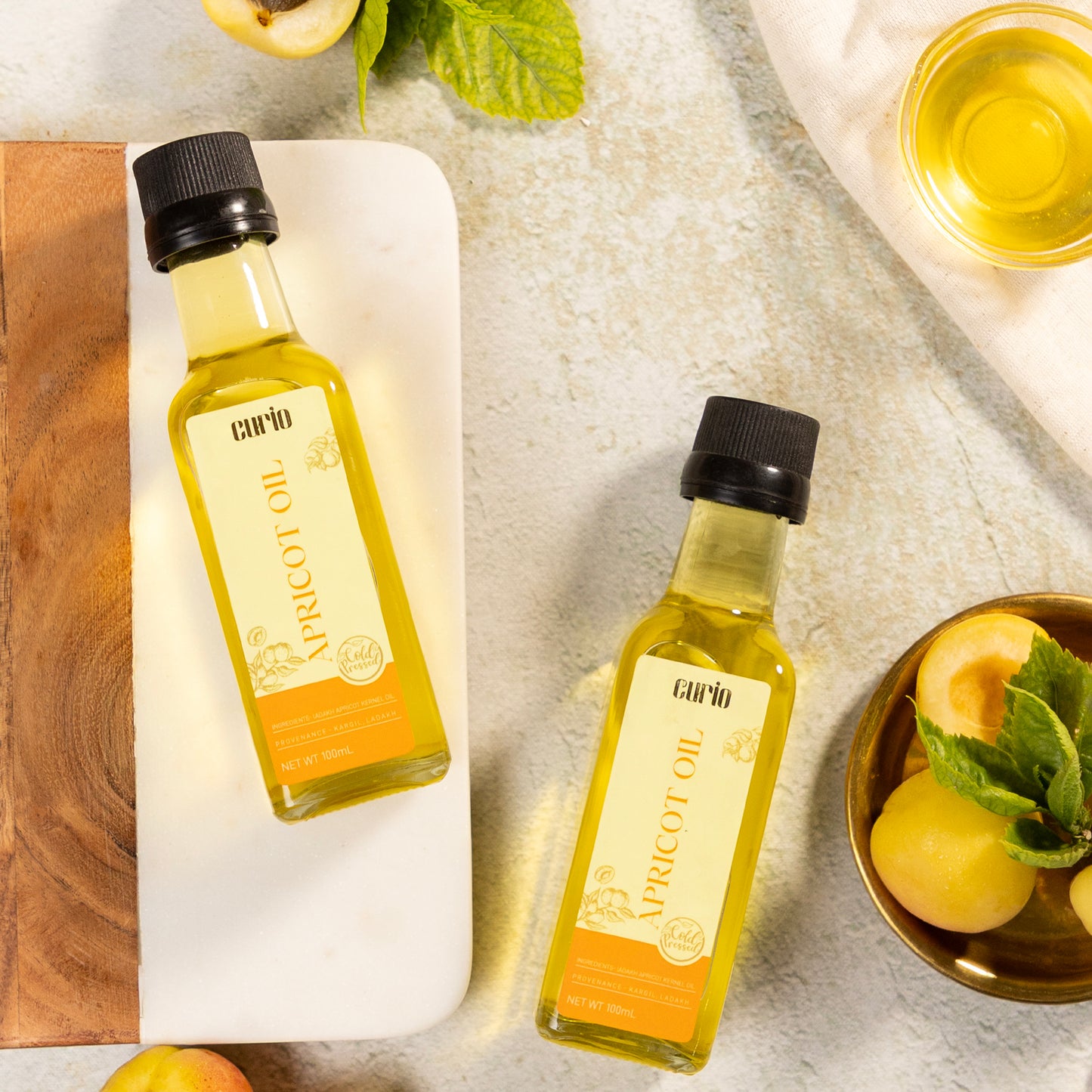 Cold Wood Pressed Sweet Apricot Oil