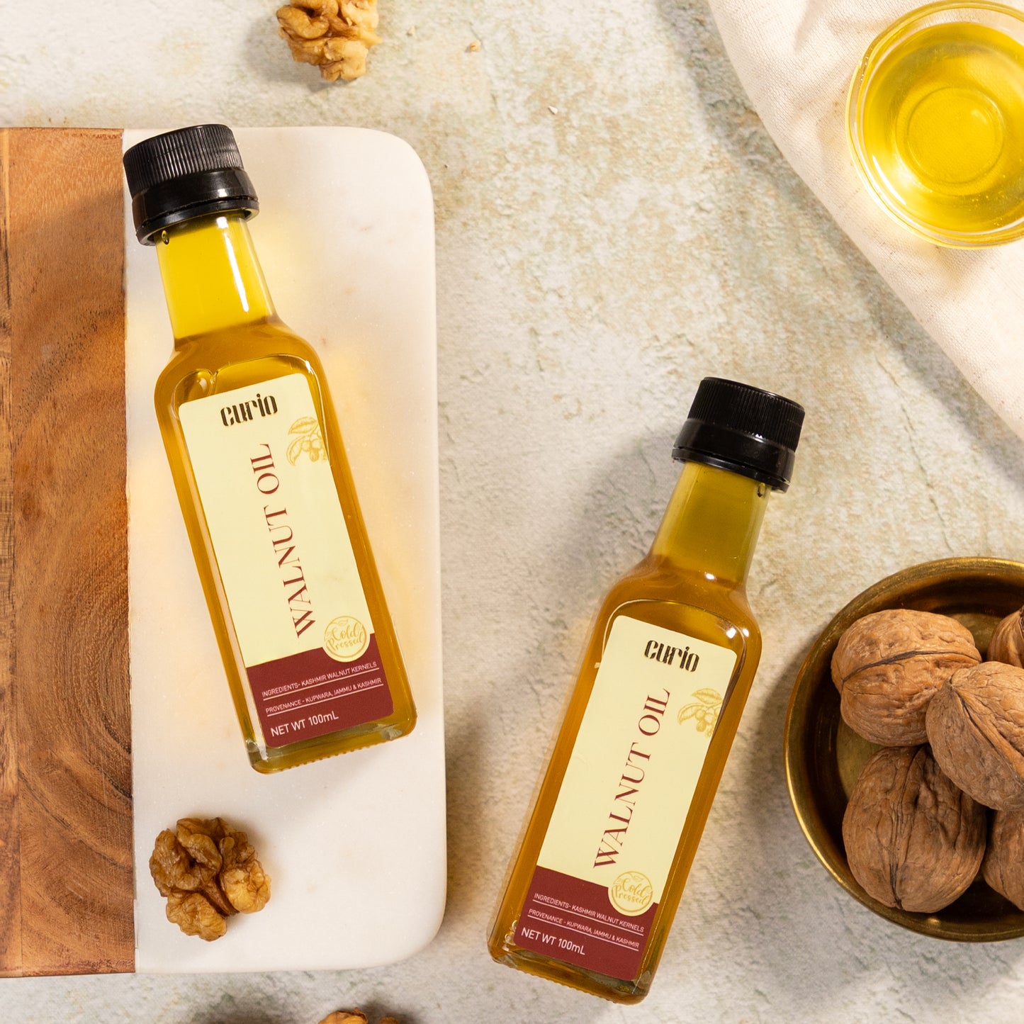 Cold Wood Pressed Walnut Oil