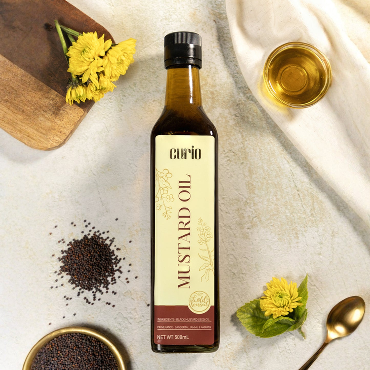 Cold Wood Pressed Mustard Oil