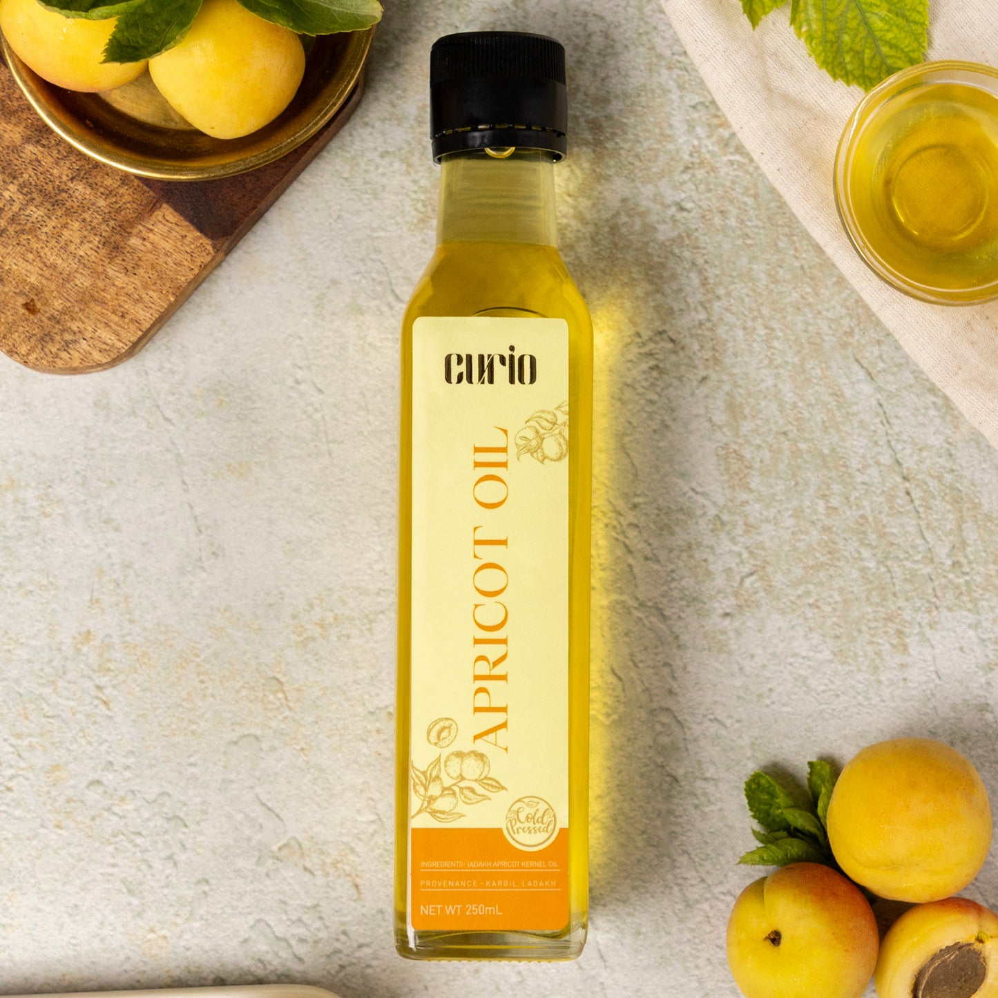 Cold Wood Pressed Sweet Apricot Oil