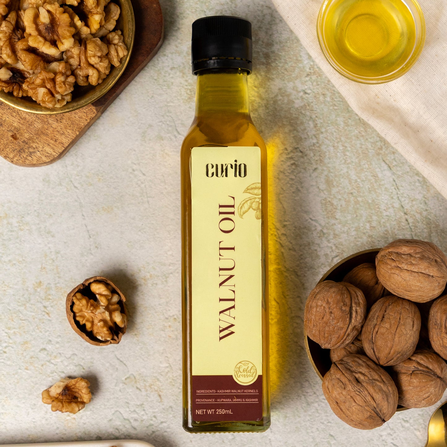 Cold Wood Pressed Walnut Oil