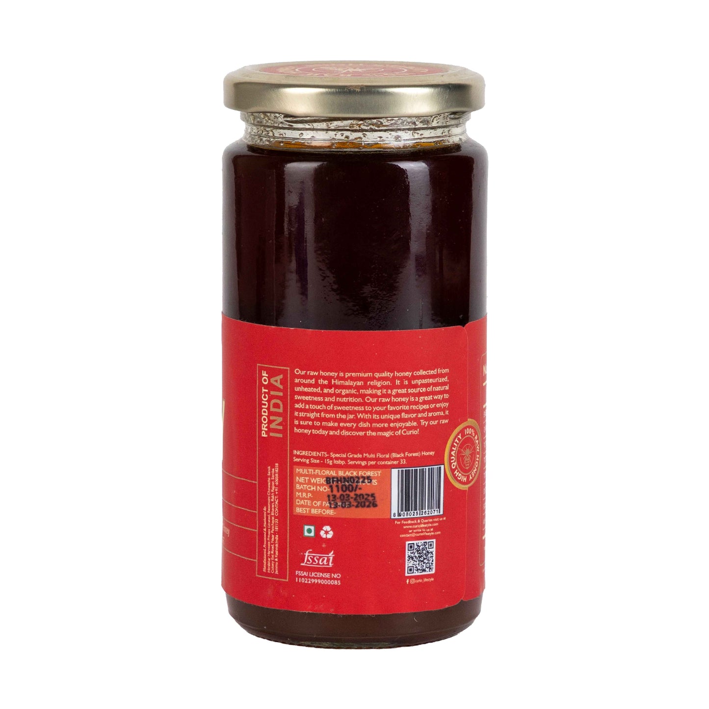 Raw Multi-Floral Black Forest Honey