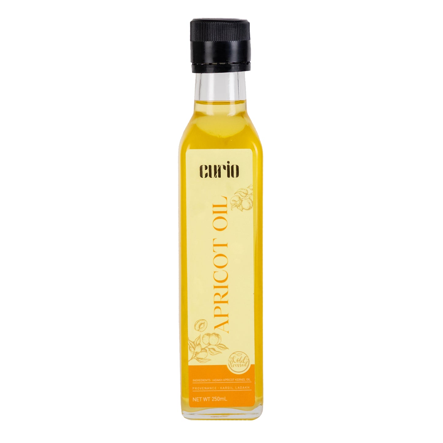 Cold Wood Pressed Sweet Apricot Oil