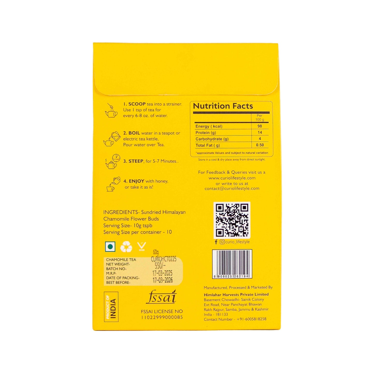 Himalayan Chamomile Tea