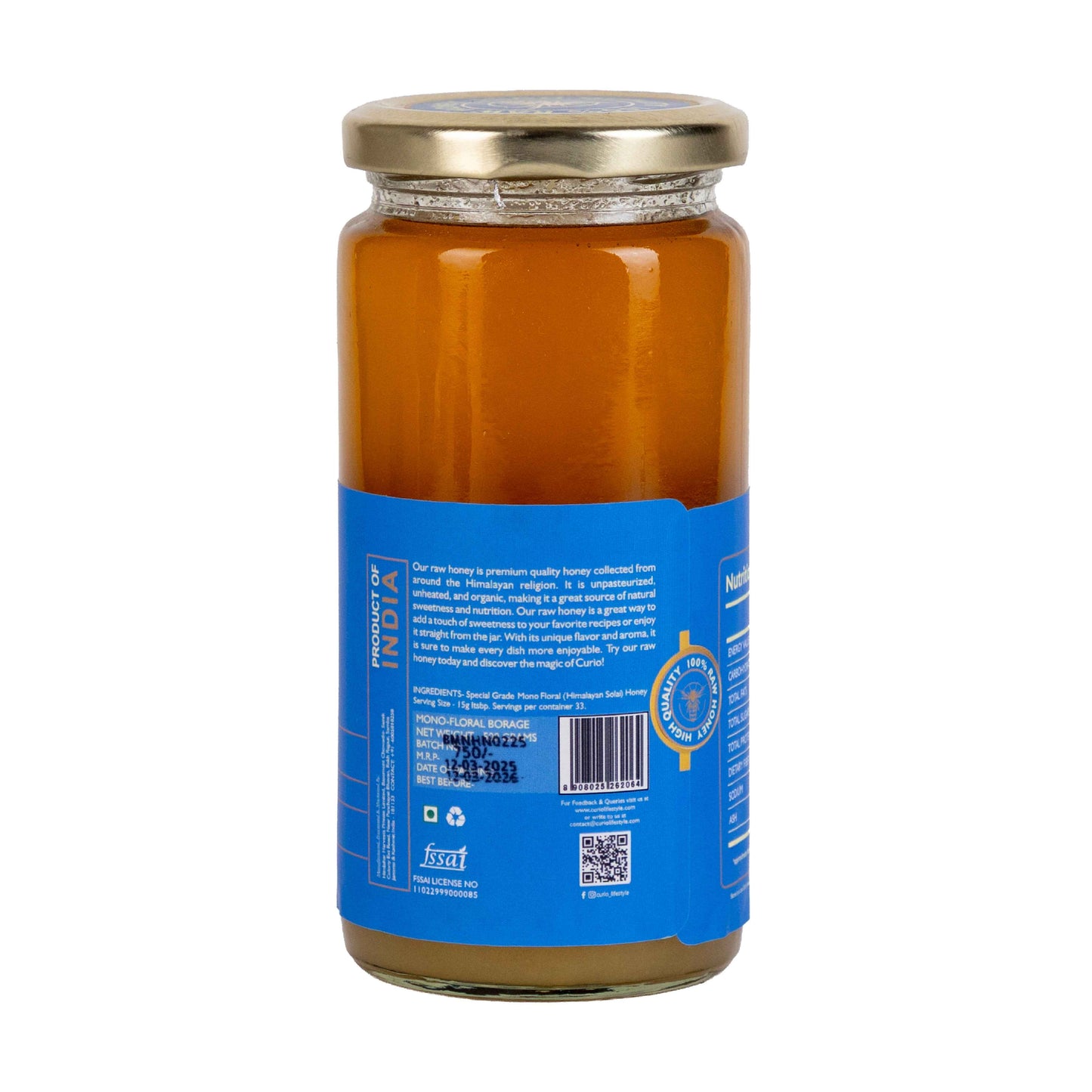Raw Monofloral Honey