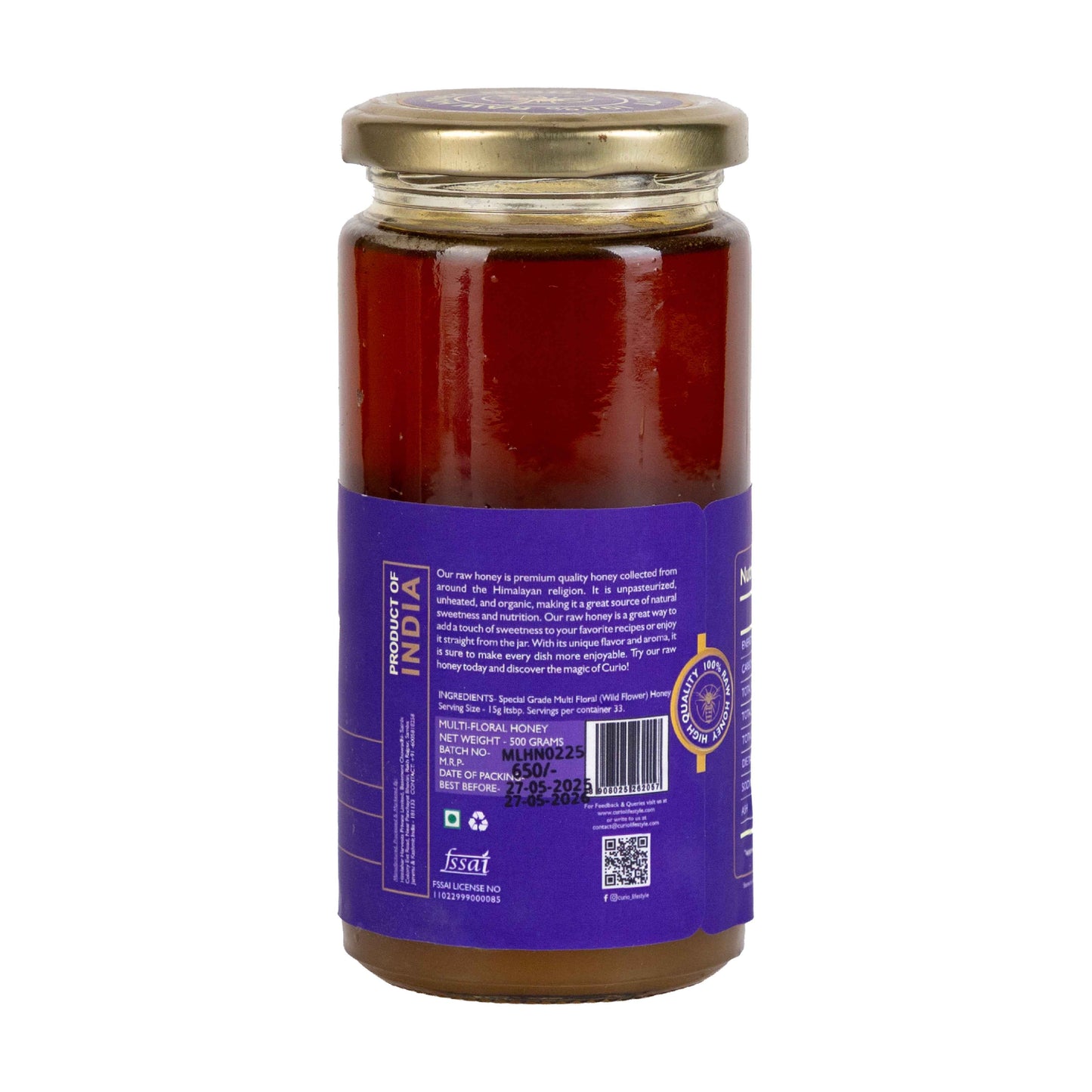 Raw Multifloral Honey