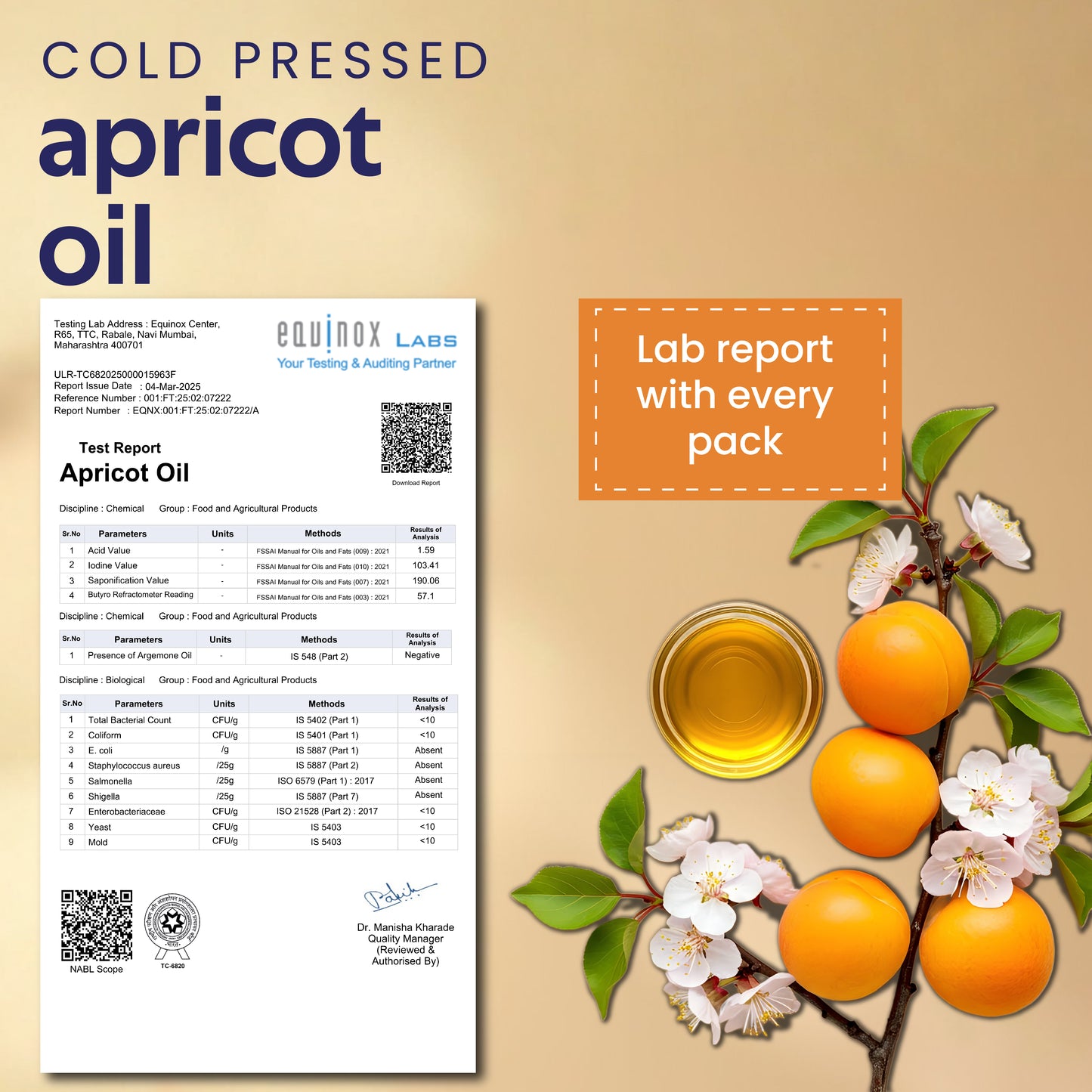 Cold Wood Pressed Sweet Apricot Oil