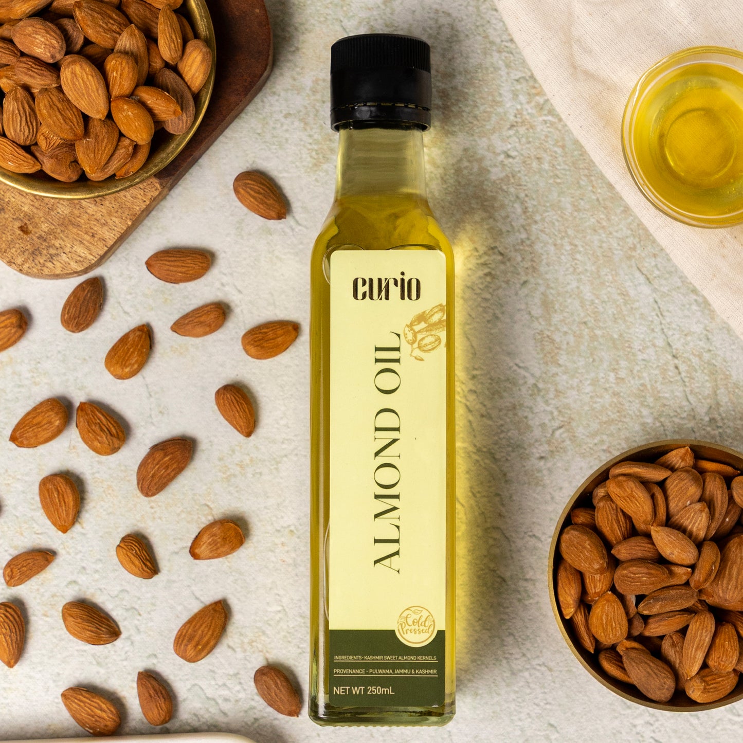 Cold Wood Pressed Sweet Almond Oil