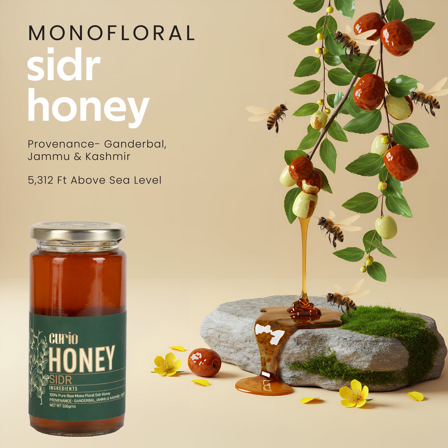 Raw Mono-Floral Sidr Honey
