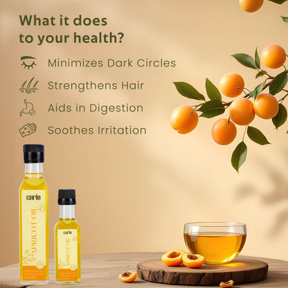 Cold Wood Pressed Sweet Apricot Oil