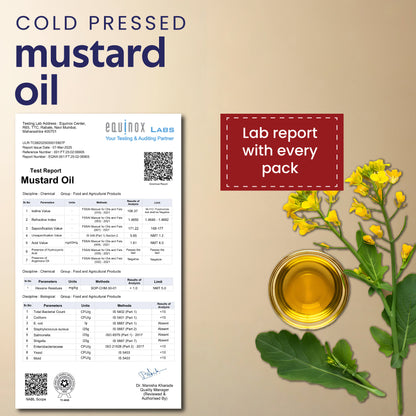 Cold Wood Pressed Mustard Oil