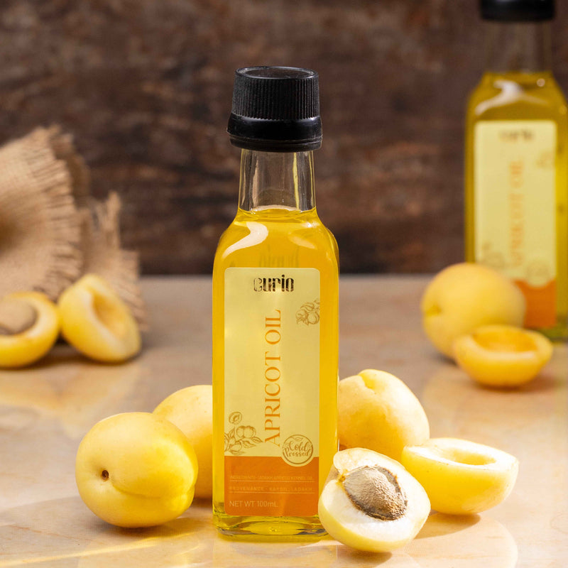 Cold Wood Pressed Sweet Apricot Oil - Curio Lifestyle