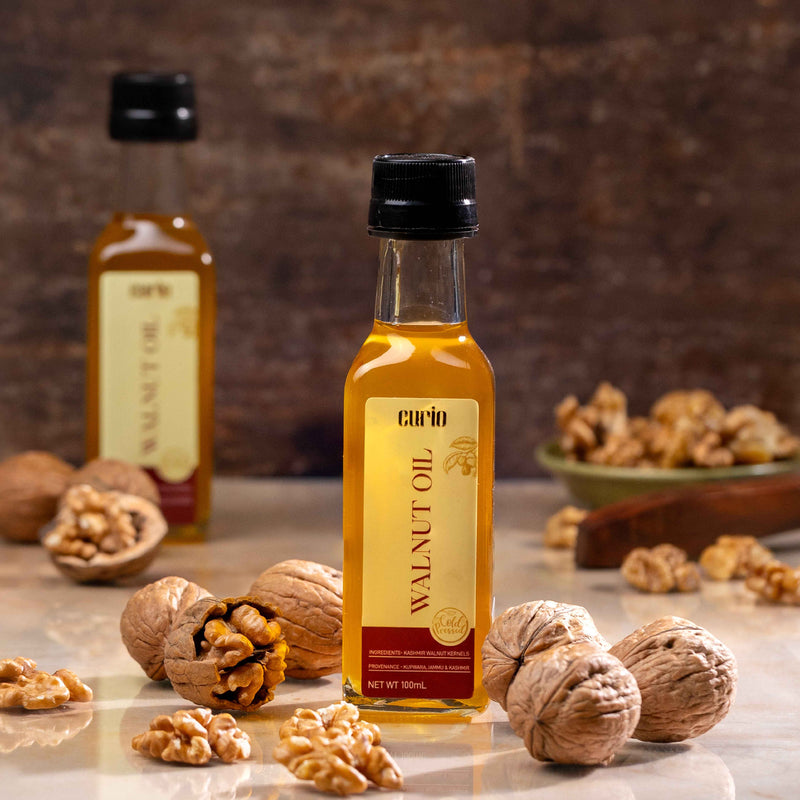 Cold Wood Pressed Walnut Oil - Curio Lifestyle