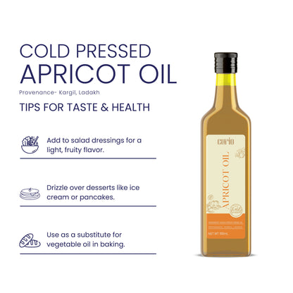 Cold Wood Pressed Sweet Apricot Oil