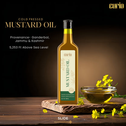 Cold Wood Pressed Mustard Oil