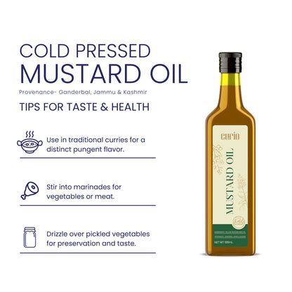 Cold Wood Pressed Mustard Oil