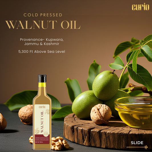 Cold Wood Pressed Walnut Oil